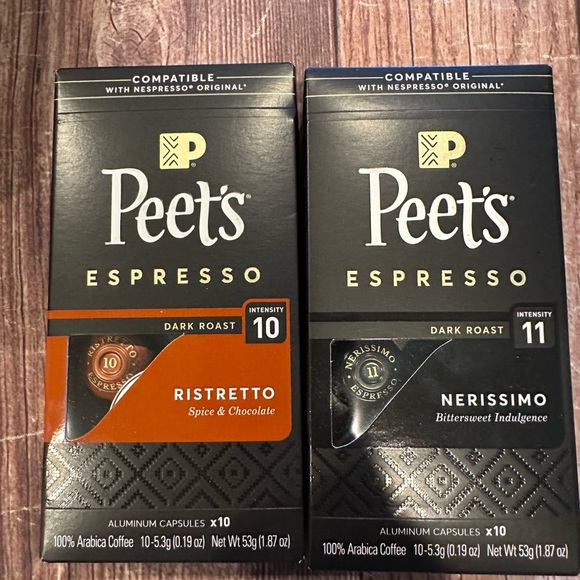 NIB Lot of 14 Boxes Peet's Espresso Dark Roast Capsules 
10ct/1.87oz/box - Picture 4 of 12